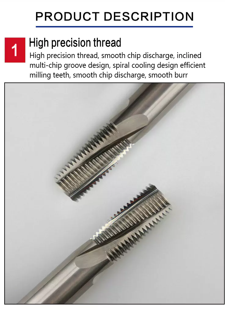 Tungsten steel thread cutter