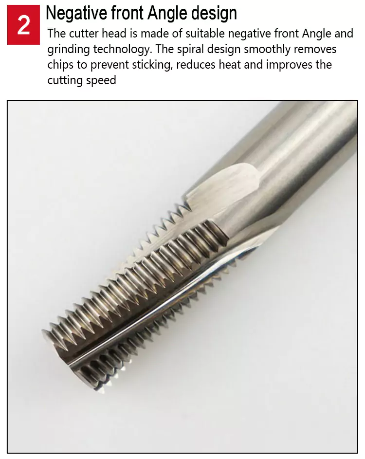 Tungsten steel thread cutter