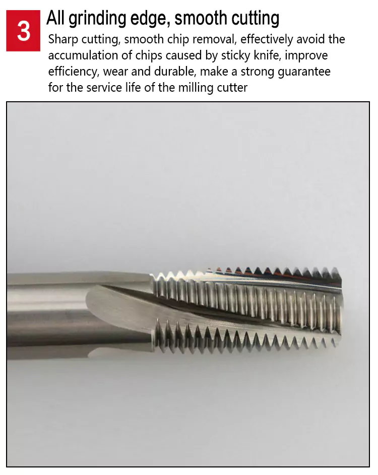 Tungsten steel thread cutter