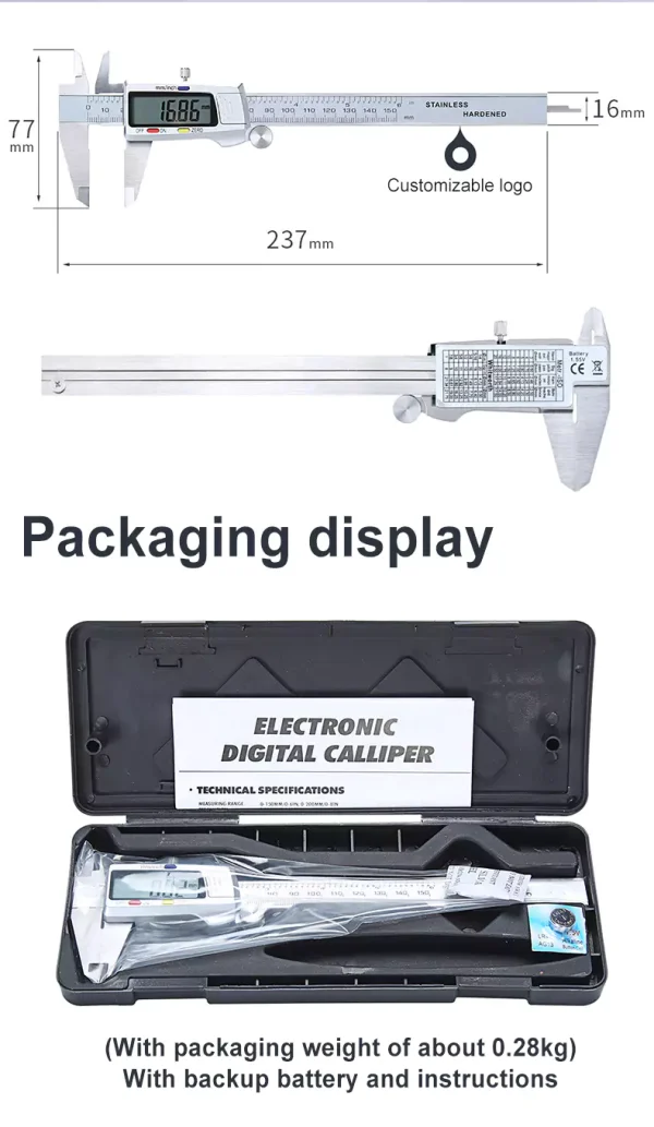 0-100/150/200/300mm Digital Caliper