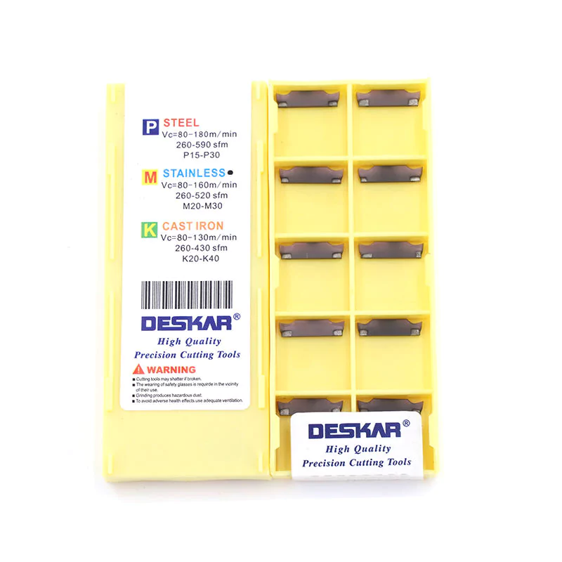 DESKAR MGGN200R-8 LF6018 Carbide Inserts Grooving Blades CNC Lathe Turning Tools