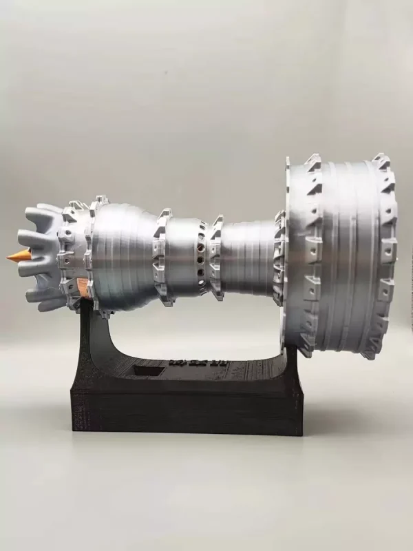 Aviation turbofan engine model Mini scientific experiment aircraft jet engine can be started